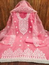 Ds Designer Suit Organza Silk Non Catalog Dress Material Wholesale Price In Surat
